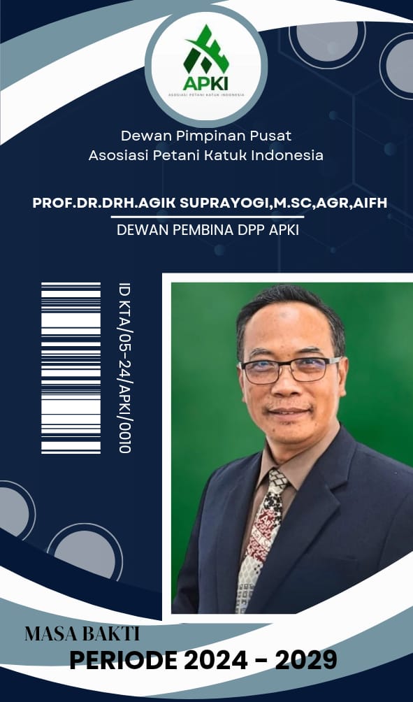 Prof. Dr. Drh. Agik Suprayogi, MSc. Agr
